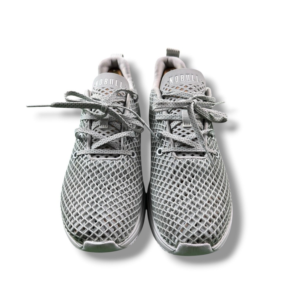 Nobull Project Arctic Grey Mesh Runner Athletic Training Shoes Mens Sz US 9 GUC - Picture 2 of 10
